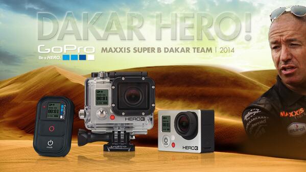 #RETWEET en maak kans op een #GoPro #HERO3+!
BE A HERO @GOPRO #WIN #Dakar2014
