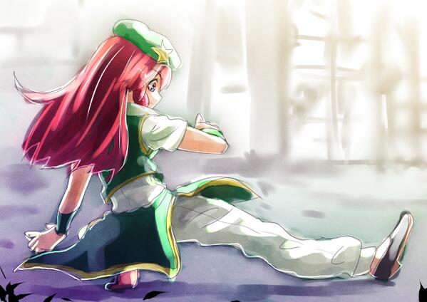 紅美鈴 「美鈴#深夜の真剣お絵描き60分一本勝負 」|はしろのイラスト