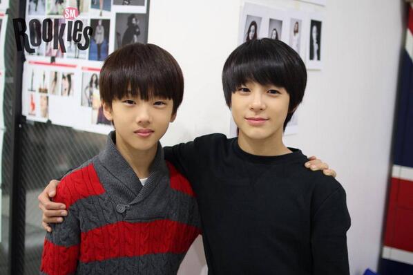 jenofansite's tweet photo. [official] smrookies official facebook updated a photo of jeno together with jisung :) - Hani http://t.co/DyDdkNCRHQ