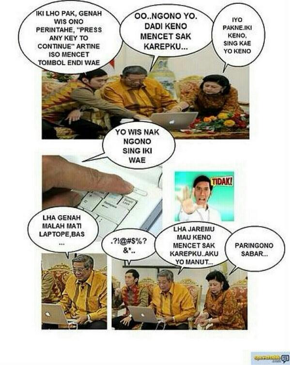 :))) RT <a href="/ndorokakung/">Ndoro Kakung</a>: entah siapa pembuatnya, tapi sukses bikin aku ngakak nih