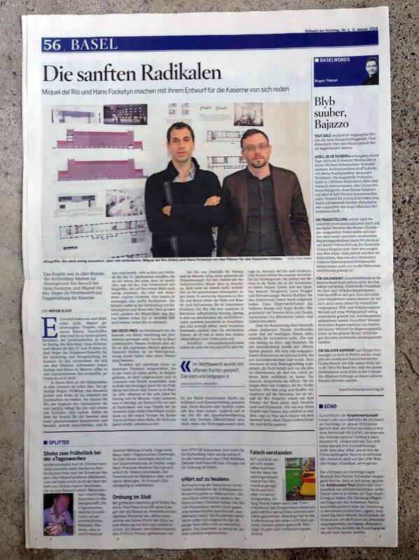 fdrstudio's tweet photo. Today in Schweiz am Sontag, in Basel section, there is a reportage about our office... Check it out! http://t.co/DQI6BAPdpb