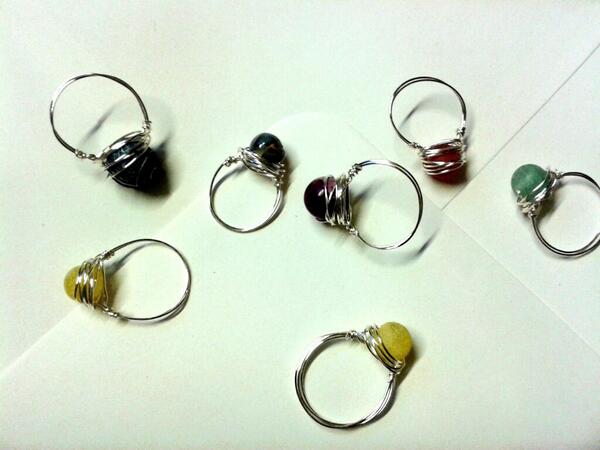 clairesbubble's tweet photo. making rings http://t.co/9W8Axp8scW
