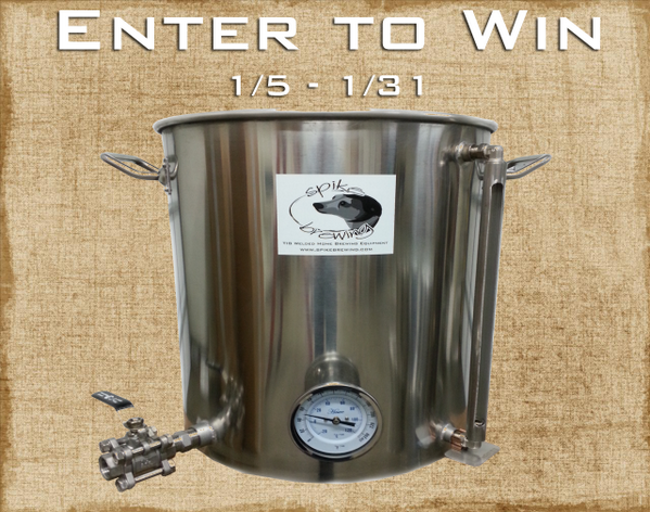 This month we will be giving away a 10gal sight glass kettle. Enter to win by following us and retweeting this post.