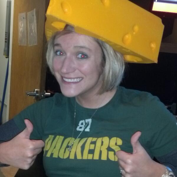 killabeve's tweet photo. She loves her Christmas gift. #GoPackGo http://t.co/6O2pcXKDdQ