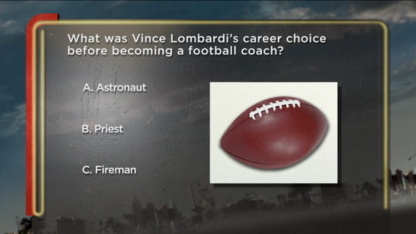 Pawn Stars On Twitter Tweet Your Answer To This Nfl Trivia Question About Vince Lombardi Nflplayoffs Http T Co 4efsdpeqww
