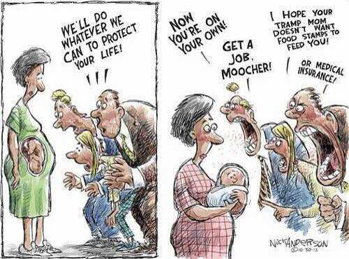PoliticalAnt's tweet image. .@dannalynette @libbyannehess12 Hence the GOP is really just #ProBirthNotProLife