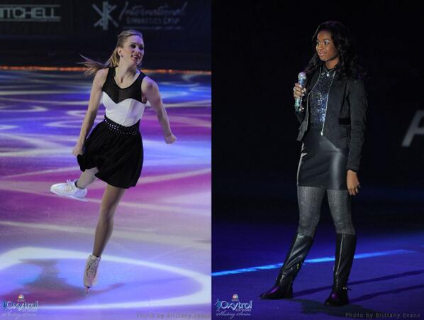 “<a href="/DissonSkating/">Disson Skating</a>: CocoJ takes to the stage with <a href="/JoannieRochette/">Joannie Rochette</a> when Skating &amp; Gymnastics continues on NBC! ”