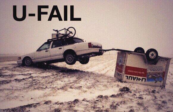 wowthatsbad's tweet photo. This snow up north here is getting tricky to drive on! @uhaul #u-fail #Blizzard2014 #wowthatsbad http://t.co/oE9X6rWiUi