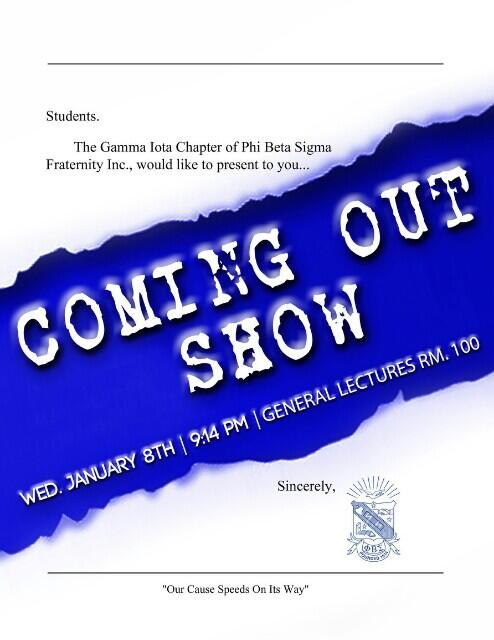 GI_Sigmas's tweet photo. New Location the show will be inside General Lectures http://t.co/FzvEpyl9p3
