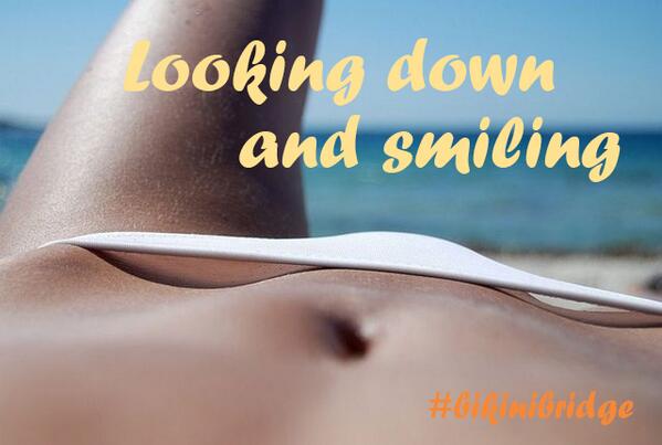 bikini_bridge's tweet photo. @NayNayCantStop its ok that you don't have a #bikinibridge but they make some of us girls smile! stop hating! #summer http://t.co/50W3LYFmJ2