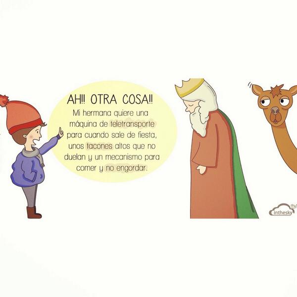 Blancaalgaba's tweet photo. ¡Ya vienen los Reyes! 🎁👑 http://t.co/H9uMmel13c