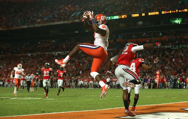 Clemson WR Sammy Watkins will forgo senior season to enter NFL draft. <a href="/McShay13/">Todd McShay</a> projects him as No. 1 WR available.