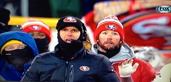 MandiBierly's tweet image. Is that ice in his beard? #howcoldisit