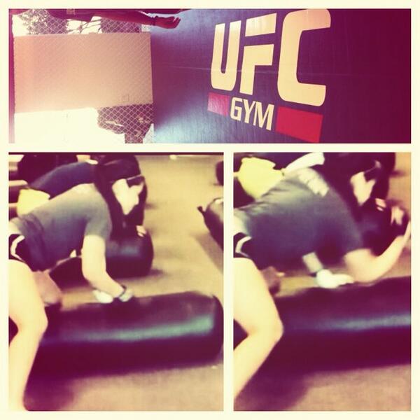 BrittGeee's tweet image. #UFCtraining
