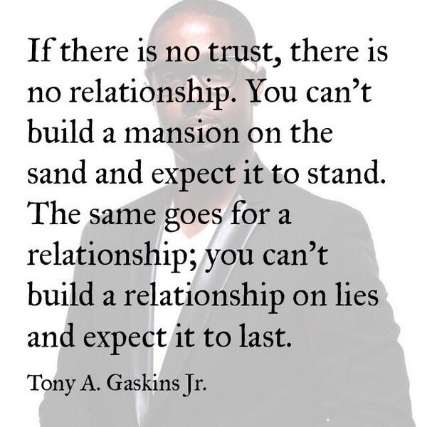 Relationship in when a is trust there no 7 Ways