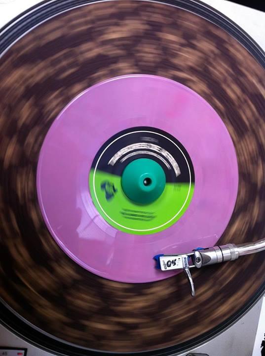 Tambores de Afrika by #Santero feat. #Boogat on purple 7 inch vinyl. Available 1/14/14!! #BaylandoRecords #ElKoolKyle