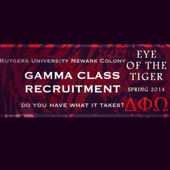 DPO_Newark's tweet image. Spring 2014 Recruitment #GammaClass #DPO