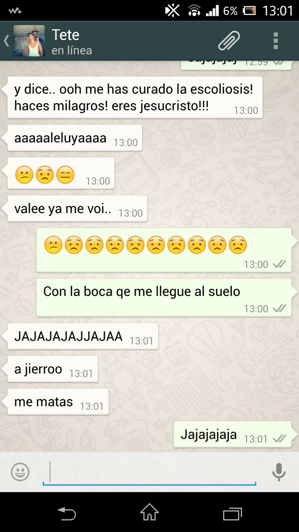 DrrAlvaro's tweet photo. @teteceuta jajajajajajajajajajjajajaja http://t.co/zc5zIRj9O7