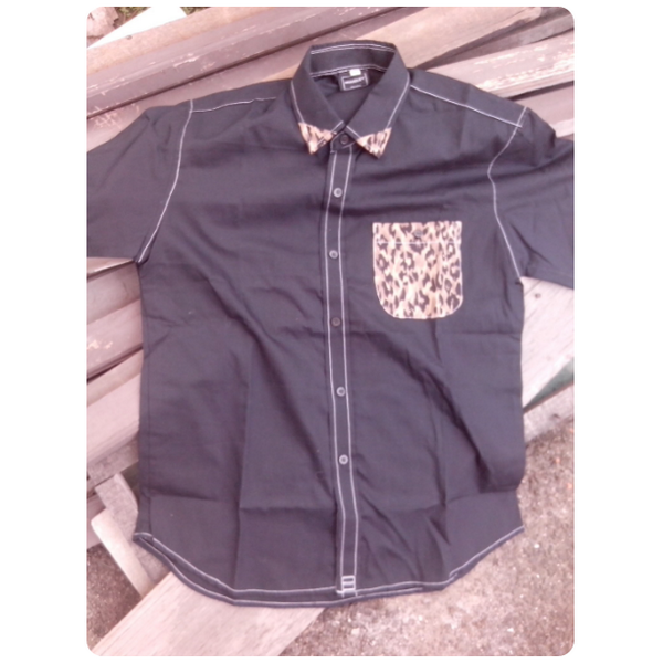 [NEW ARRIVAL] Oldskool • Black cotton with leopard pattern • S/M/L • 150K • Order 085710542812 / 7538791B
