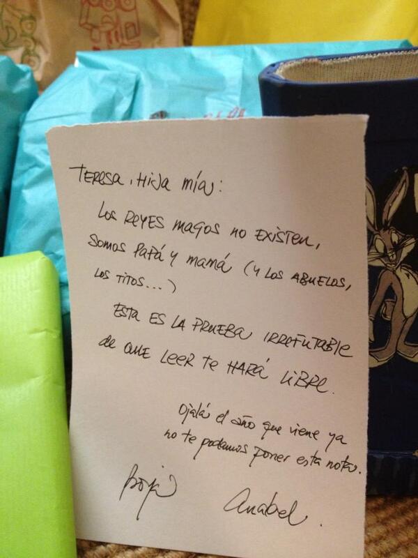 ikerhuarte's tweet photo. Si tu hija aún no sabe leer, puedes ser malvado el día de Reyes http://t.co/QfTwKfDi8P
