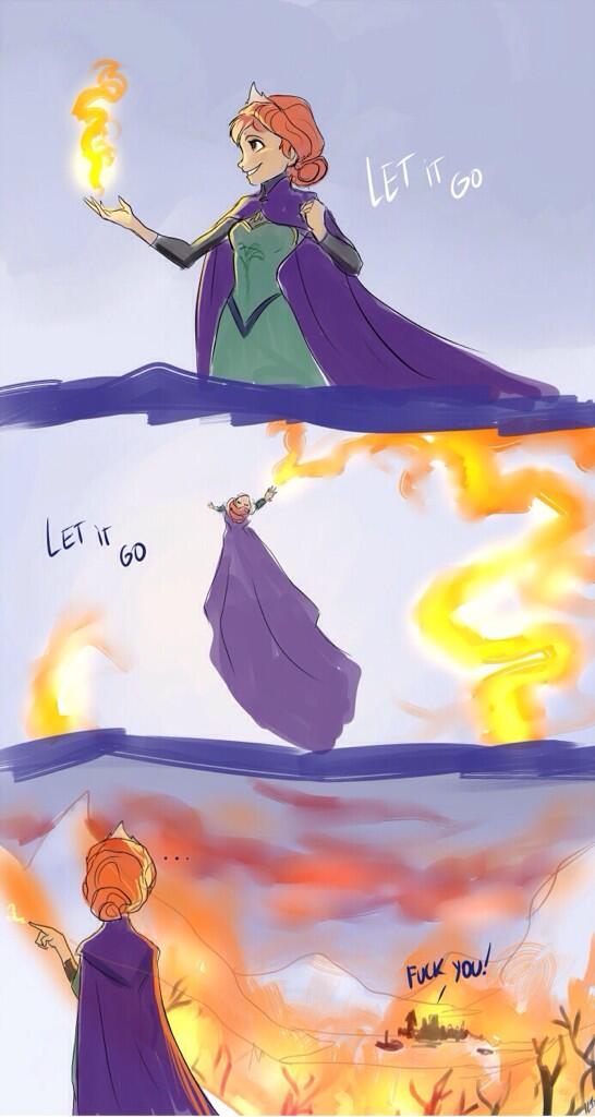 frozen elsa fire makeover