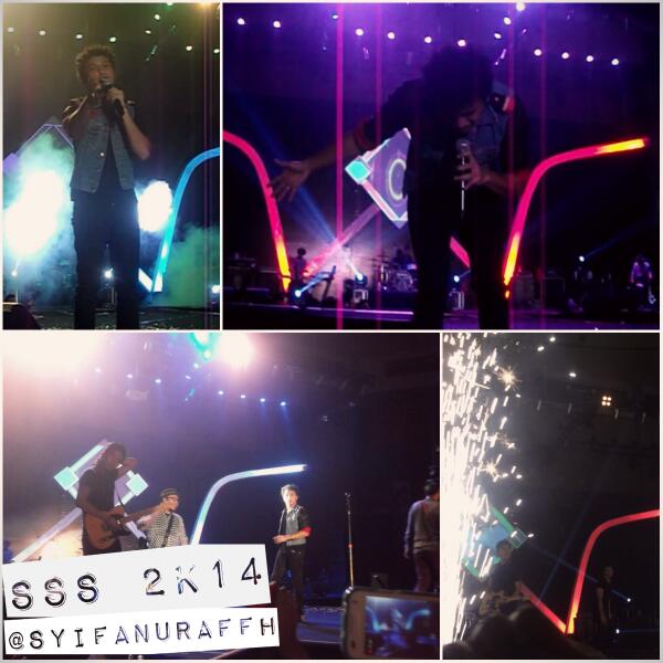 syifanuraffh's tweet photo. latepost hehe screencaps video performance Sumpah &amp; Cinta Matiku, sama ending. tanpa zoom :D @nidji @SSS2014_ http://t.co/rqtdXGkGzn