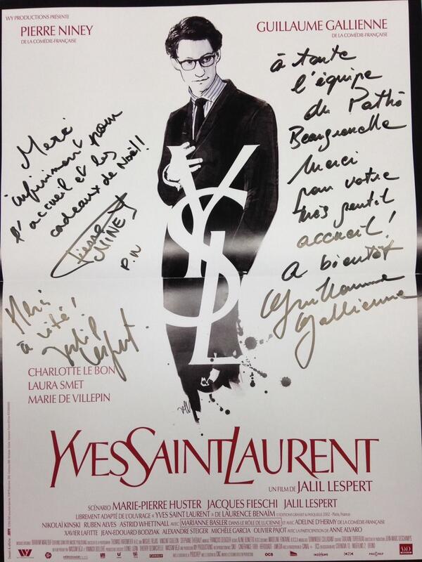 clofelix45's tweet photo. Avant-premiere YSL au Pathé Beaugrenelle. #beaugrenelle http://t.co/923sCDveIl