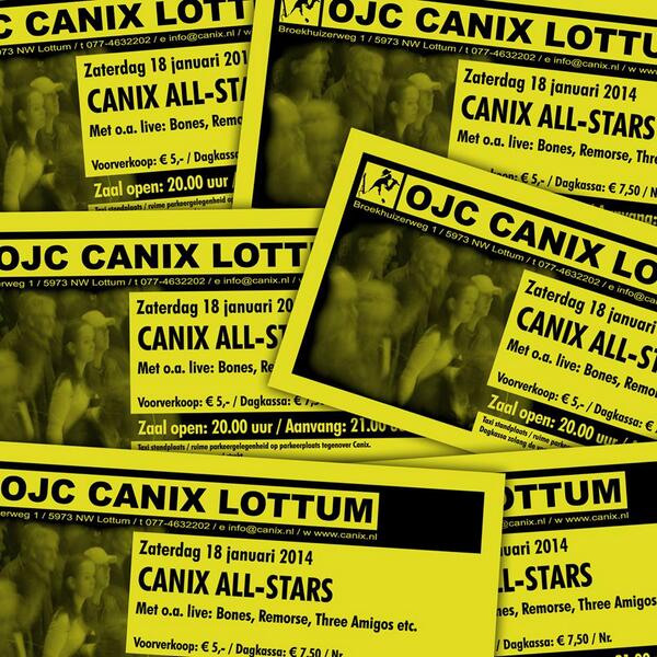 canixlottum's tweet photo. De voorverkoop voor Canix Allstars is begonnen! Haal snel je kaartje en shinen met die hap! http://t.co/BM98chEn2f