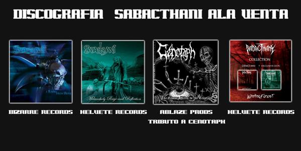 Sabacthani's tweet photo. DISCOGRAFIA SABACTHANI ALA VENTA... http://t.co/Bc23UevOlT