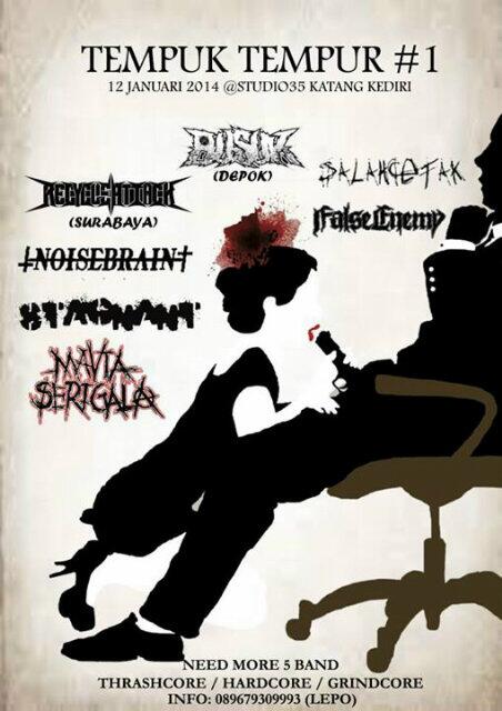 Tempuk Tempur #1 12Jan2014 studio35 katang kediri. #EnjoyDulur