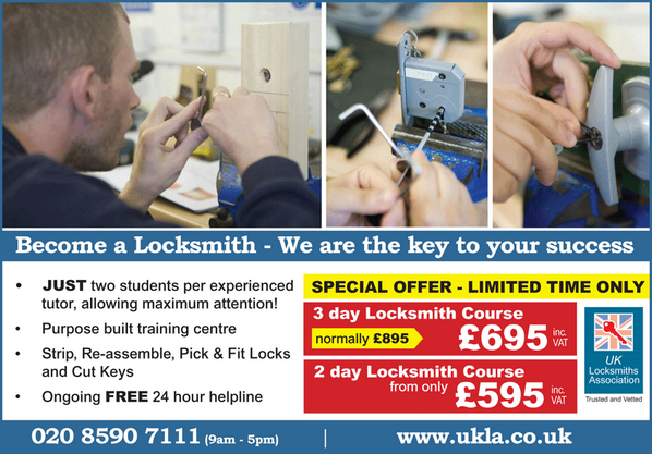 UKLA_'s tweet photo. Have a look at our amazing #Locksmith Course prices! http://t.co/Tr2LjTtuVG #training #offer http://t.co/vqQo2iAUnn