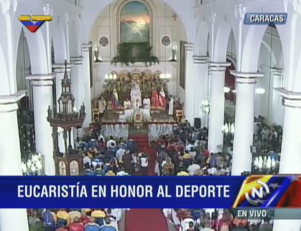 VTVcanal8's tweet photo. #EnVivo | Eucaristía en honor al deporte http://t.co/BQSStARLgd