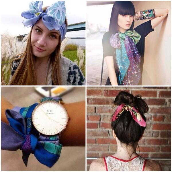 RamblerVintage's tweet image. Today, I'm fighting the urge to tie a scarf around every body part. LOVE #silkobsession #hair #scarves