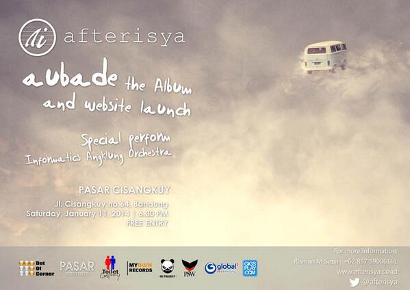 AFTERISYA  Aubade the album and website launch .. <a href="/gigsplay/">gigsplay.com</a> @897GlobalFM <a href="/PasarCisangkuy/">PasarGroup</a> @PRKhazanah