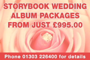 Storybook wedding album packages from £995