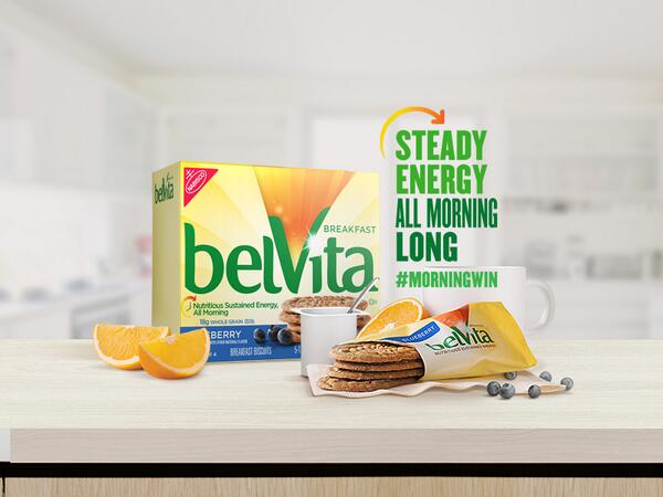 belVita's tweet photo. Eating crunchy belVita with breakfast provides you with steady energy all morning long. #MorningWin http://t.co/NLIc5srqWL