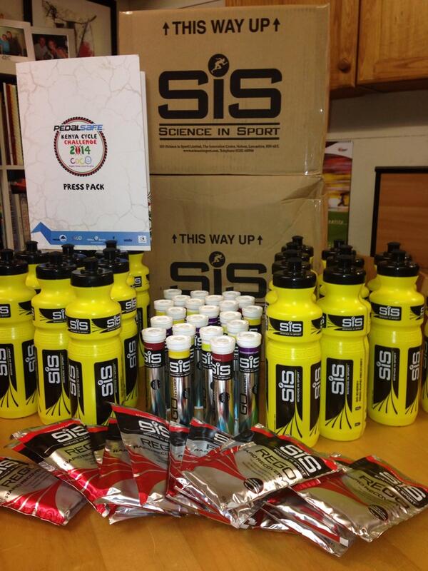 THANKYOU @ScienceinSport the @COCO_Charity team will be suitably hydrated & recovered on the #kenyacyclechallenge