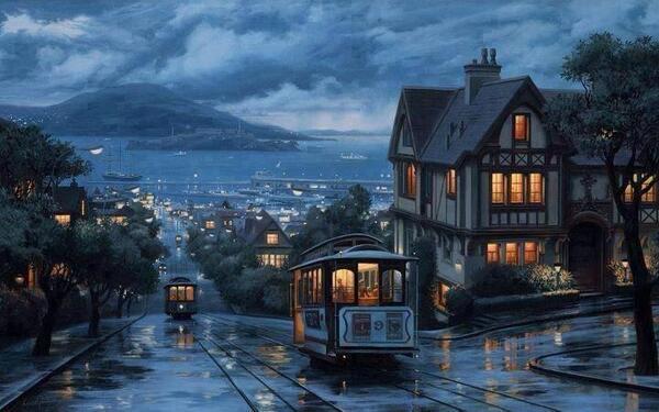 _Paisajes_'s tweet photo. Russian Hill, San Francisco http://t.co/2MuQBiKbdc