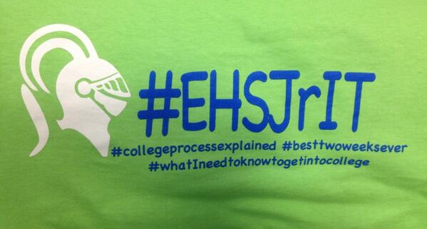 EHS_CC's tweet image. Excited to welcome back the EHS Class of 2015! Are you ready for #EHSJrIT?! @EHS_CC #ehstech