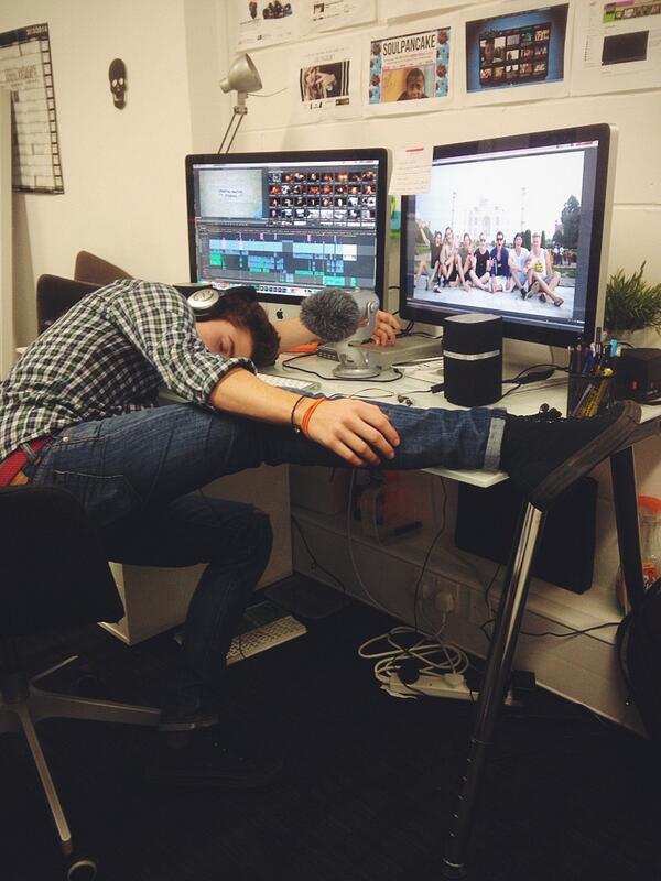 Jacks decided to take a break while editing the new Rickshaw Run Episode...