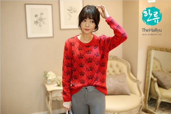 TheHallyuID's tweet photo. Today's best pick from TheHallyu: red crown sweater! #Beli disini: http://t.co/4iFrTviiPg http://t.co/DAbh5kBK0s