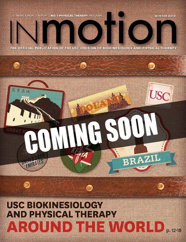 USCBKNPT's tweet photo. The Winter 2014 issue of inMotion has a fresh new look and is coming to your mailbox soon! #physicaltherapy http://t.co/2mtwyhhzdL