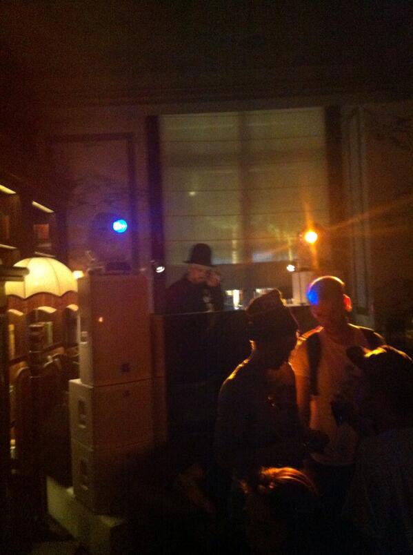 AHolland12's tweet photo. Cocktails and Boy George DJing at the @EsquireUK #LCM opening party at the Rosewood Hotel http://t.co/rdKiAgXmDe