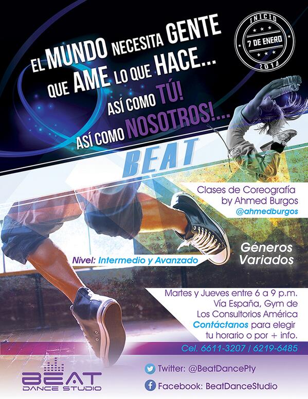 dancersontop's tweet photo. Enero te trae esto con los amigos @BeatDancePTY http://t.co/b9bEuaRxaj