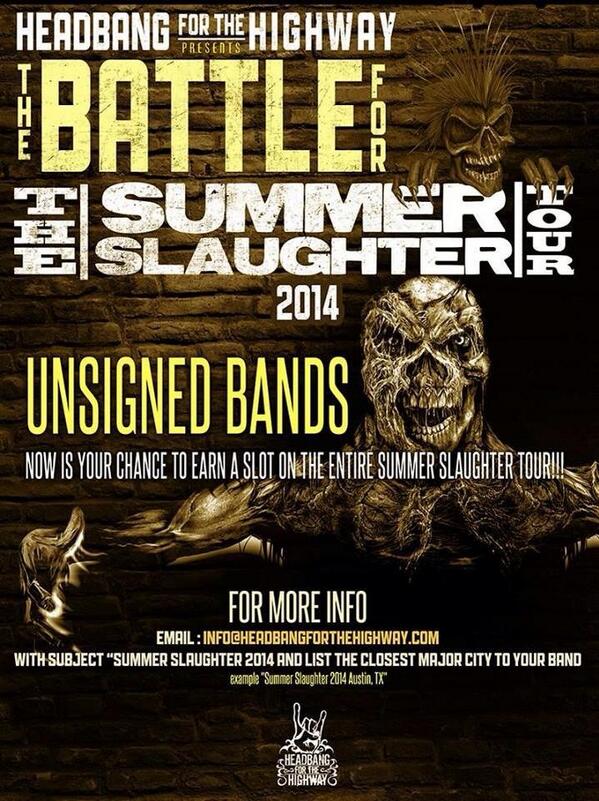 AriettaLV's tweet photo. Just in!

AriettA will be in the Summer Slaughter Showcase at the Triple B on Friday the 17th.

Come Support! \m/ http://t.co/t2G1X8QvWF