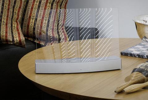 Presentan las primeras bocinas transparentes. #CES2014 mile.io/1a1W8RX