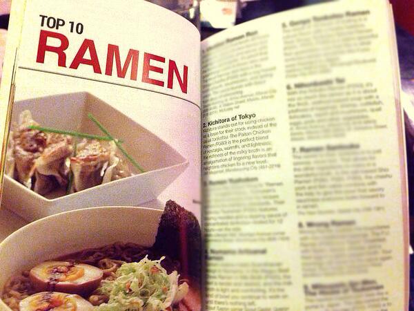 KichitoraPH's tweet photo. Spotted on @Spotdotph Top 10 Ramen Spots (2013 edition). #Kichitora as Number 2! http://t.co/KDA1Clwtbf http://t.co/gFCJdEHYxQ