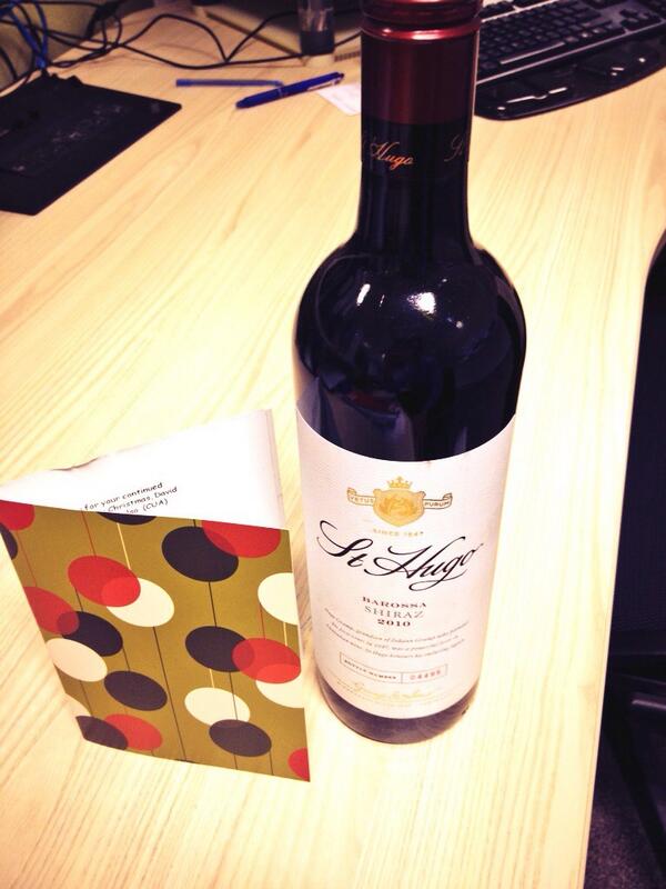 samuel_uno's tweet photo. It's great receiving post Christmas gifts! Thanks @NMKelso and the CUA team... http://t.co/AHtvb4rFec
