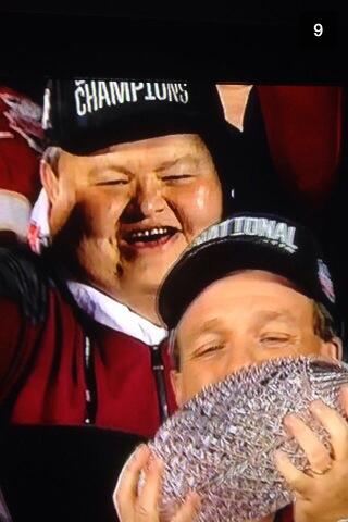 AdamMFarley's tweet image. FSU fans r killing it right now #NationalChampionship #JavatheHut