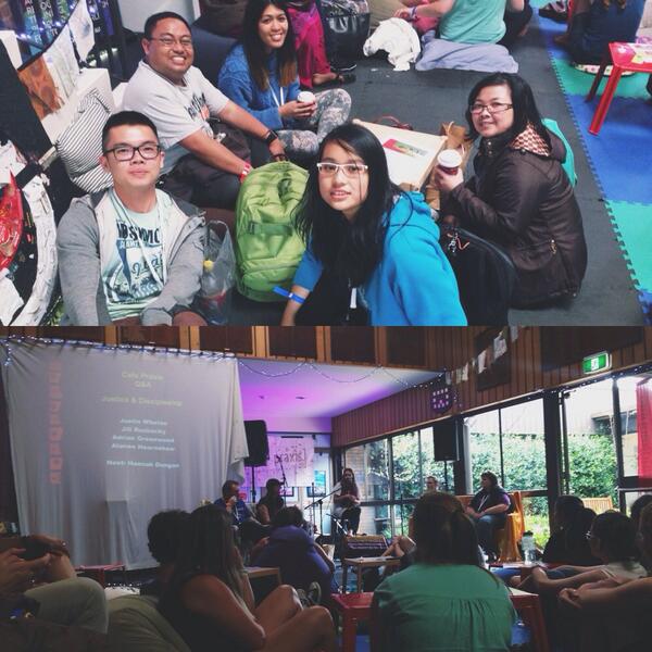 nvrmind_me's tweet photo. with the mulgrave uniting church youth and enjoying the Q&amp;A justice and discipleship session! #youryurora http://t.co/XEJhgRxXaU